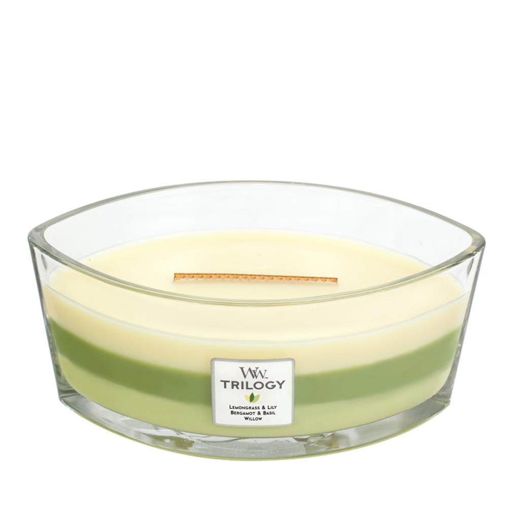 WoodWick Trilogy Garden Oasis HearthWick Ellipse Jar Candle £27.89